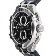  Shop Authentic Maurice Lacroix Aikon Chronograph Black Dial Black Leather Strap Watch for Men - AI1018-SS001-330-1 - Luxxuri