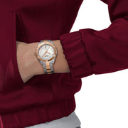  Shop Authentic Tissot PR 100 Sport Chic Diamonds Mother of Pearl Dial Two Tone Steel Strap Watch for Women - T101.910.22.116.00 - Luxxuri