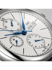  Shop Authentic IWC Portofino Chronograph White Dial Black Leather Strap Watch for Men - IW391024 - Luxxuri