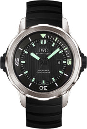 Shop Authentic IWC Aquatimer Automatic 2000 Black Dial Black Rubber Strap Watch for Men - IW358002 - Luxxuri