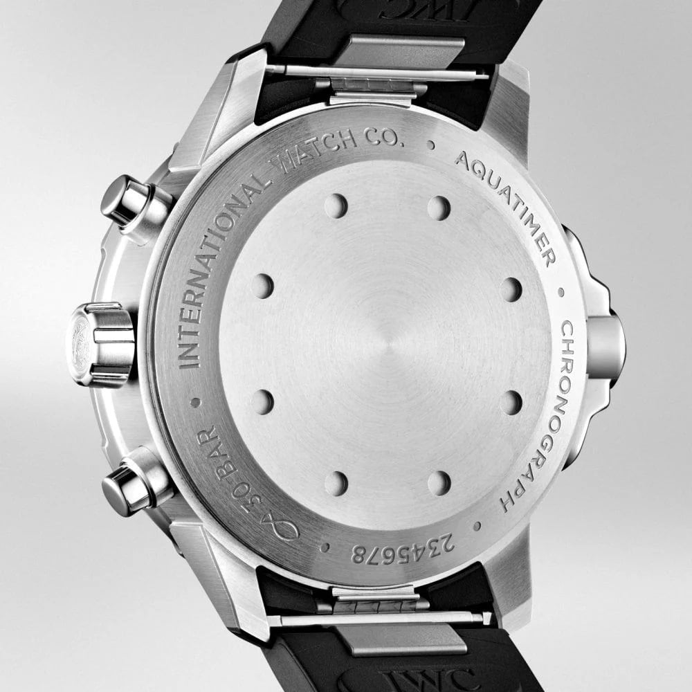  Shop Authentic IWC Aquatimer Chronograph White Dial Black Rubber Strap Watch for Men - IW376801 - Luxxuri
