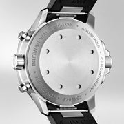  Shop Authentic IWC Aquatimer Chronograph White Dial Black Rubber Strap Watch for Men - IW376801 - Luxxuri