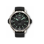  Shop Authentic IWC Aquatimer Automatic 2000 Black Dial Black Rubber Strap Watch for Men - IW358002 - Luxxuri