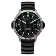  Shop Authentic IWC Aquatimer Automatic 2000 Black Dial Black Rubber Strap Watch for Men - IW358002 - Luxxuri
