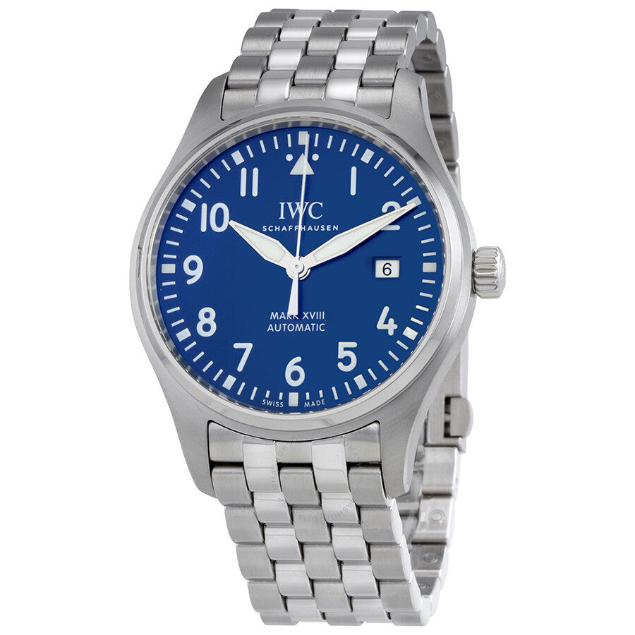  Shop Authentic IWC Le Petit Prince XVIII Edition Blue Dial Silver Steel Strap Watch for Men - IW327014 - Luxxuri