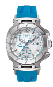  Shop Authentic Tissot T Race Chronograph White Dial Brown Rubber Strap Watch for Women - T048.217.17.017.02 - Luxxuri