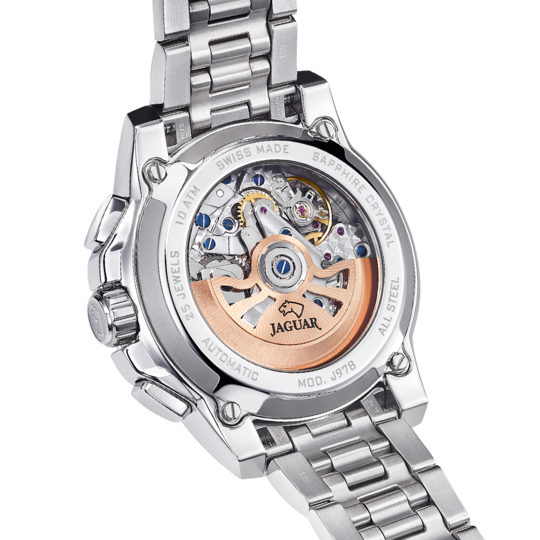  Shop Authentic Fossil Townsman Automatic Skeleton White Dial Two Tone Steel Strap Watch for Men - ME3075 - Luxxuri