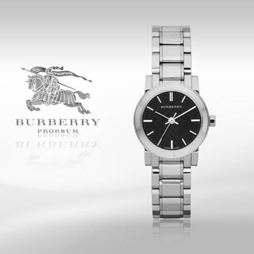  Shop Authentic Burberry The City Black Dial Silver Steel Strap Watch for Women - BU9201 - Luxxuri