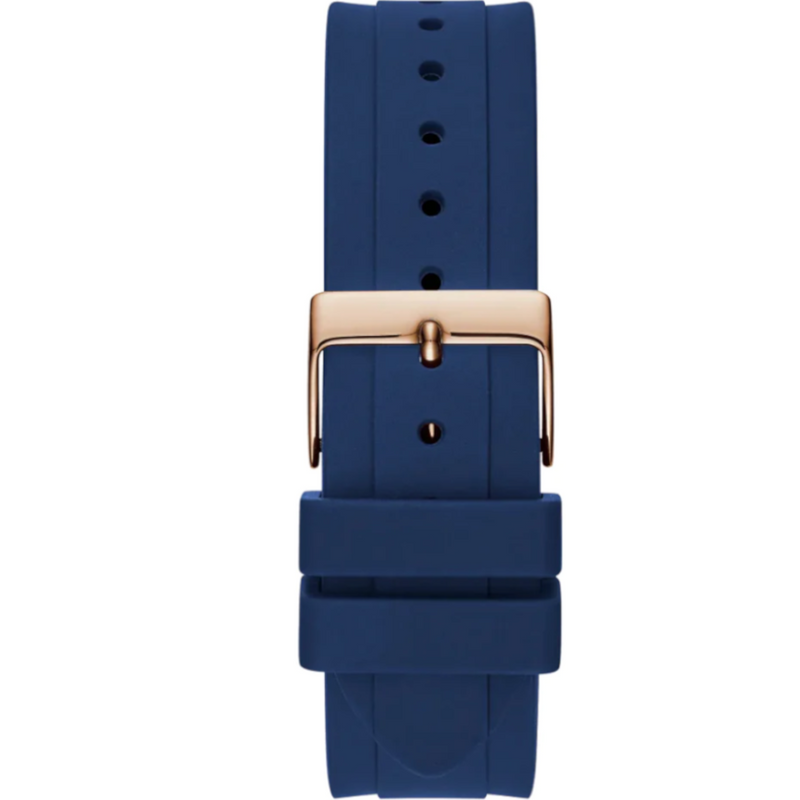  Shop Authentic Guess Moonlight Diamonds White Dial Blue Rubber Strap Watch for Women - GW0257L3 - Luxxuri