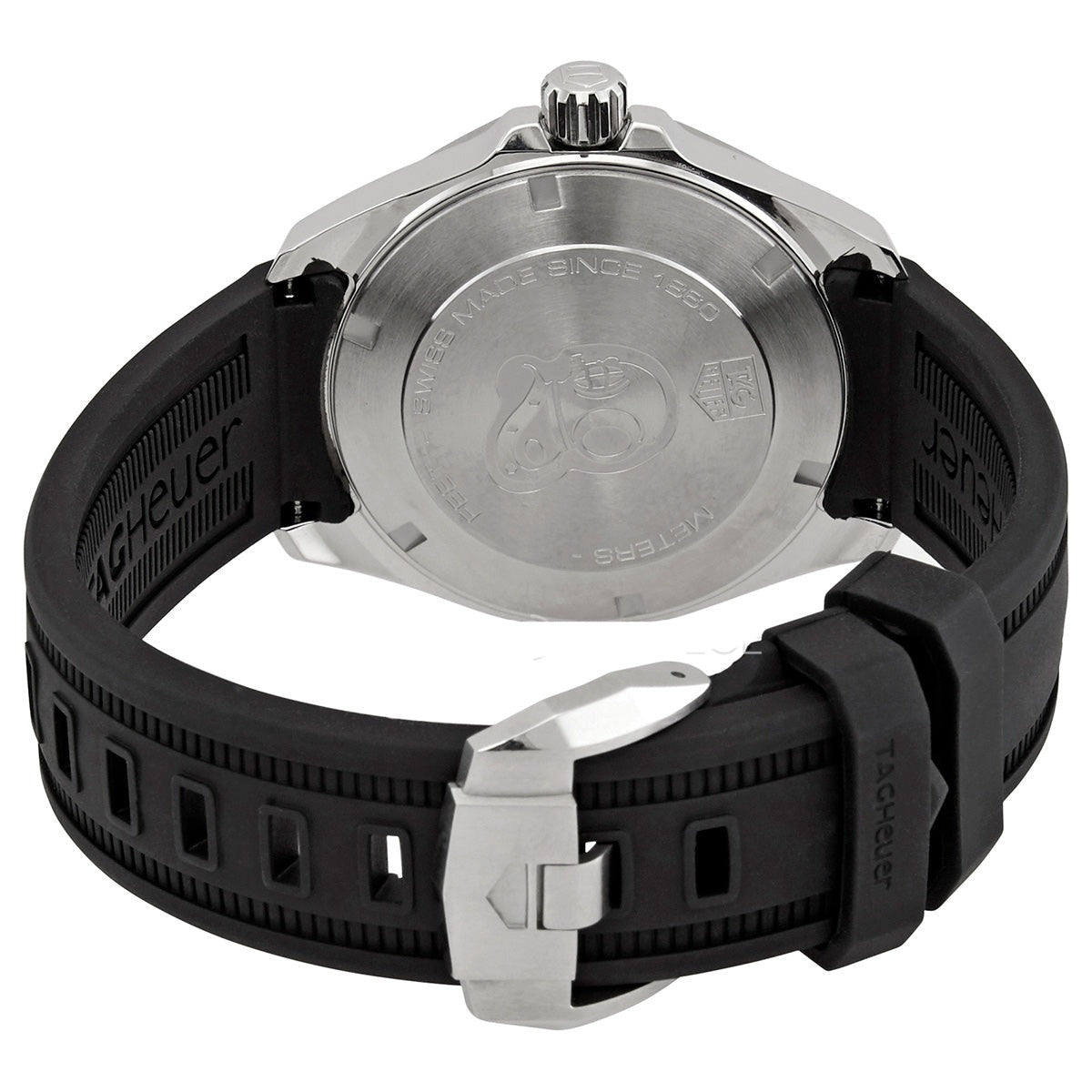  Shop Authentic Tag Heuer Aquaracer Caliber 5 White Dial Black Rubber Strap Watch for Men - WAY2111.FT8021 - Luxxuri