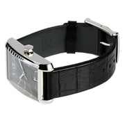  Shop Authentic Calvin Klein Window Black Dial Black Leather Strap Watch for Men - K2M21107 - Luxxuri
