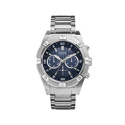  Shop Authentic Guess Jolt Chronograph Blue Dial Silver Steel Strap Watch for Men - W0377G2 - Luxxuri