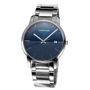  Shop Authentic Calvin Klein City Blue Dial Silver Steel Strap Watch for Men - K2G2G14Q - Luxxuri