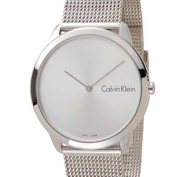  Shop Authentic Calvin Klein Minimal Silver Dial Silver Mesh Bracelet Watch for Men - K3M211Y6 - Luxxuri