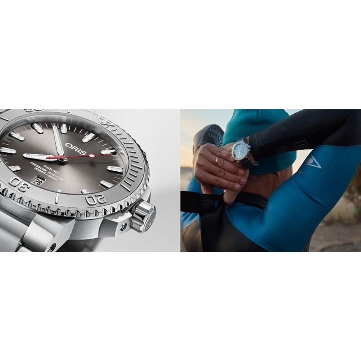  Shop Authentic Oris Aquis Date Relief Grey Dial Silver Steel Strap Watch for Men - 0173377304153-0782405PEB - Luxxuri