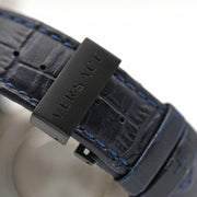  Shop Authentic Versace V Race Chronograph Quartz Blue Dial Blue Leather Strap Watch For Men - VEBV00419 - Luxxuri