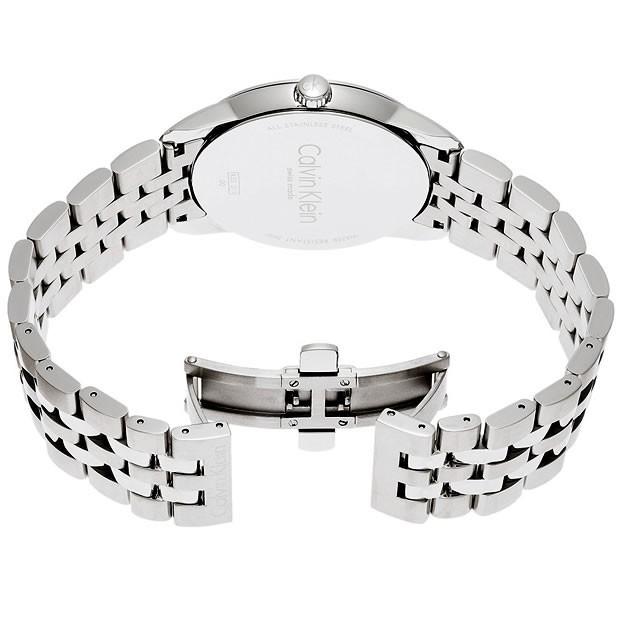  Shop Authentic Calvin Klein Infinity Black Dial Silver Steel Strap Watch for Men - K5S34141 - Luxxuri