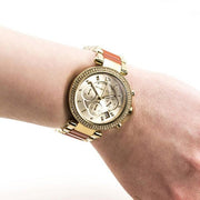  Shop Authentic Michael Kors Parker Gold Dial Two Tone Steel Strap Watch for Women - MK6139 - Luxxuri