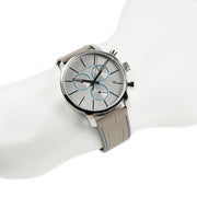  Shop Authentic Calvin Klein City Chronograph White Dial White Leather Strap Watch for Men - K2G271Q4 - Luxxuri