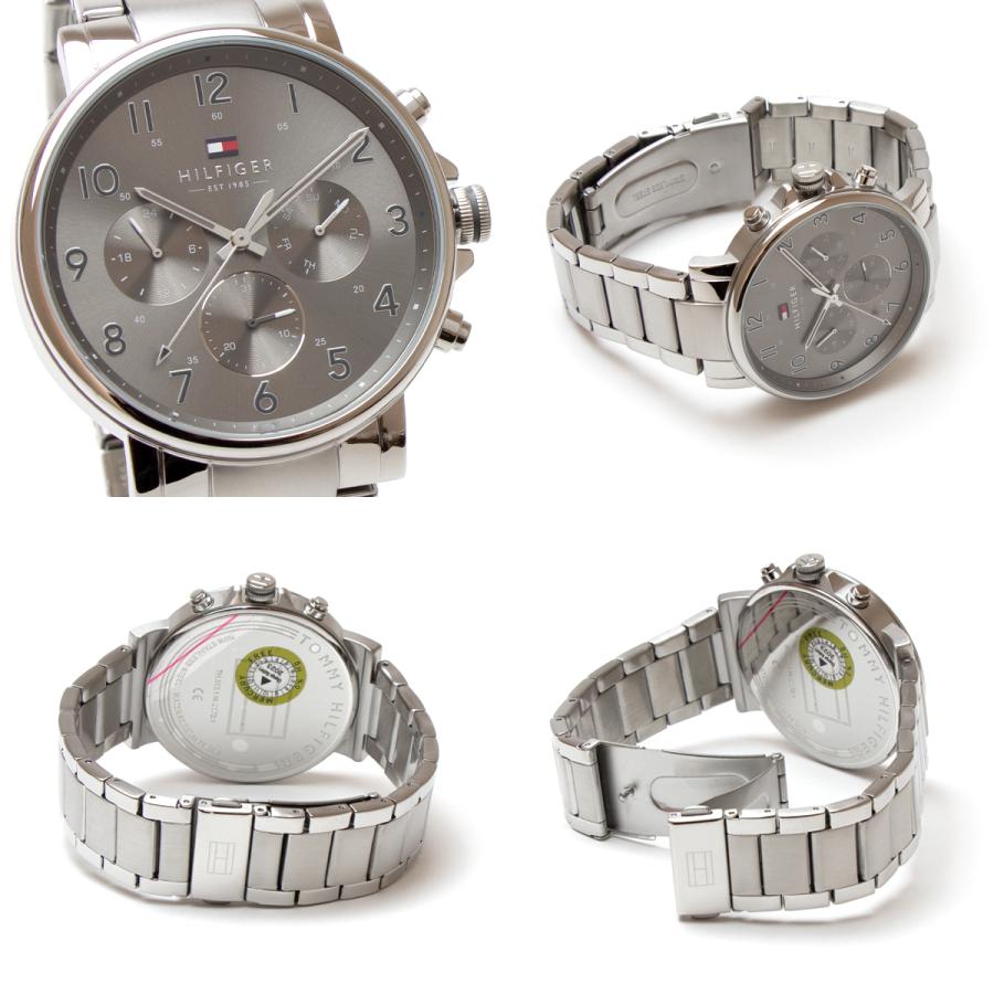  Shop Authentic Tommy Hilfiger Chronograph Grey Dial Silver Steel Strap Watch for Men - 1710382 - Luxxuri