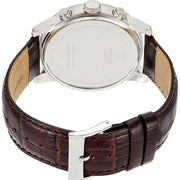  Shop Authentic Guess Pinnacle Chronograph Quartz Blue Dial Brown Leather Strap Watch For Men - W0673G1 - Luxxuri