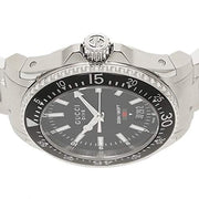  Shop Authentic Gucci Dive Quartz Black Dial Silver Steel Strap Watch For Men - YA136301A - Luxxuri