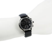  Shop Authentic Calvin Klein Skirt Chronograph Black Dial Black Leather Strap Watch for Men - K2U291C1 - Luxxuri