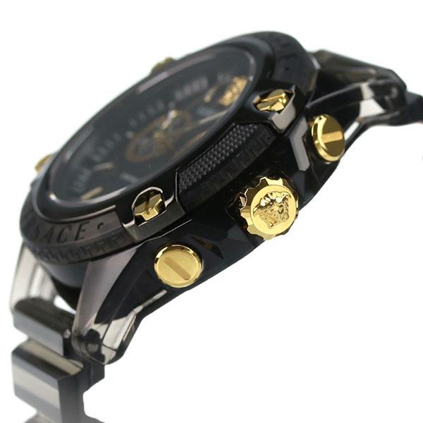  Shop Authentic Versace Icon Active Chronograph Black Dial Black Steel Strap Watch for Men - VEZ700421 - Luxxuri