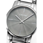  Shop Authentic Calvin Klein City Grey Dial Silver Steel Strap Watch for Women - K2G23144 - Luxxuri
