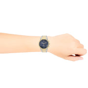  Shop Authentic Salvatore Ferragamo Sapphire Chrono Blue Dial Two Tone Steel Strap Watch for Men - SFME00521 - Luxxuri
