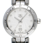  Shop Authentic Tag Heuer Link Diamonds Silver Dial Silver Steel Strap Watch for Women - WAT1413.BA0954 - Luxxuri