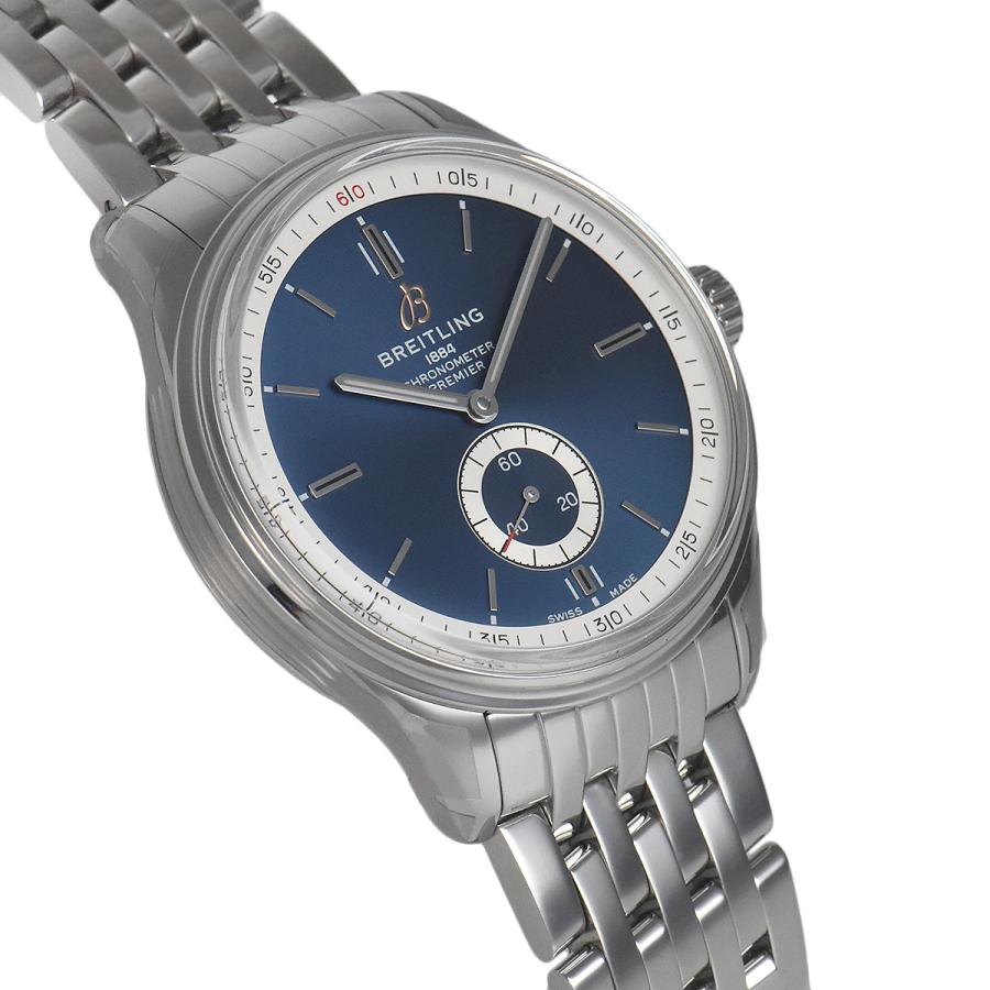  Shop Authentic Breitling Premier Automatic 40mm Blue Dial Silver Steel Strap Watch for Men - A37340351C1A1 - Luxxuri