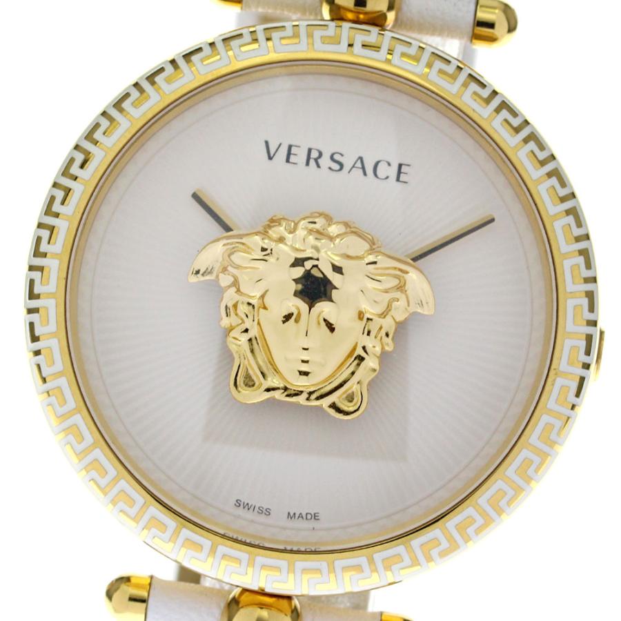  Shop Authentic Versace Palazzo Empire White Dial White Leather Strap Watch for Women - VCO040017 - Luxxuri