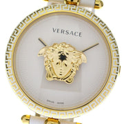  Shop Authentic Versace Palazzo Empire White Dial White Leather Strap Watch for Women - VCO040017 - Luxxuri