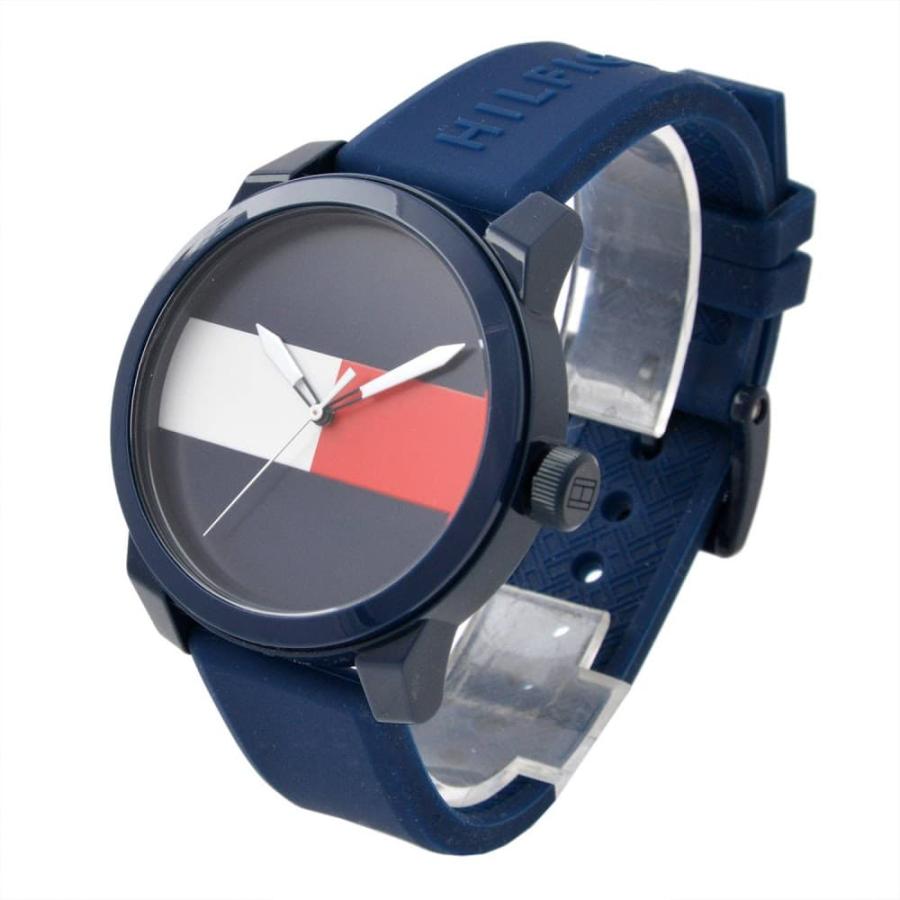  Shop Authentic Tommy Hilfiger Denim Quartz Blue Dial Blue Rubber Strap Watch for Men - 1791322 - Luxxuri