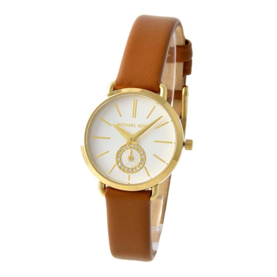  Shop Authentic Michael Kors Portia Quartz White Dial Brown Leather Strap Watch For Women - MK2734 - Luxxuri