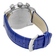  Shop Authentic Versace V-Ray Chronograph Quartz Blue Dial Blue Leather Strap Watch for Men - VE2I00721 - Luxxuri