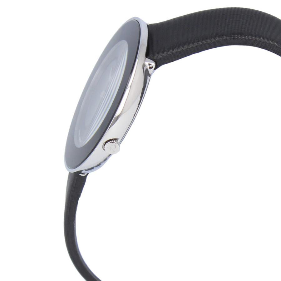  Shop Authentic Calvin Klein Chic Black Dial Black Leather Strap Watch for Women - K7N23CB1 - Luxxuri