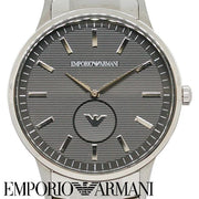  Shop Authentic Emporio Armani Renato Quartz Black Dial Silver Steel Strap  Watch For Men - AR11118 - Luxxuri