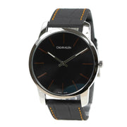  Shop Authentic Calvin Klein City Black Dial Black Leather Strap Watch for Men - K2G211C1 - Luxxuri