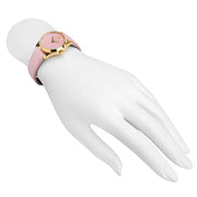  Shop Authentic Gucci G Timeless Quartz Pink Dial Pink Leather Strap Watch For Women - YA1265005 - Luxxuri