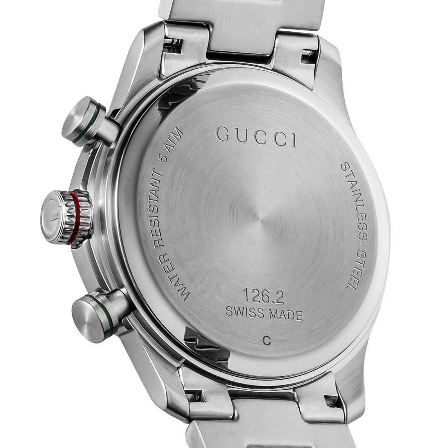  Shop Authentic Gucci G Timeless Chronograph Grey Dial Silver Steel Strap Watch For Men -  YA126238 - Luxxuri