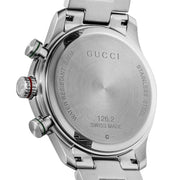  Shop Authentic Gucci G Timeless Chronograph Grey Dial Silver Steel Strap Watch For Men -  YA126238 - Luxxuri