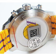  Shop Authentic Tissot Quickster Chronograph NBA LA Lakers White Dial Yellow NATO Strap Watch for Men - T095.417.17.037.05 - Luxxuri