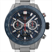  Shop Authentic Tag Heuer Carrera Chronograph Blue Dial Silver Steel Strap Watch for Men - CBG2A11.BA0654 - Luxxuri