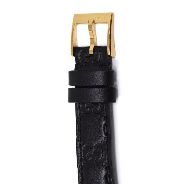  Shop Authentic Gucci G Timeless Quartz Black Dial Black Leather Strap Watch For Women - YA126581A - Luxxuri