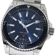  Shop Authentic Gucci Dive Quartz Blue Dial Silver Steel Strap Watch For Men - YA136311 - Luxxuri