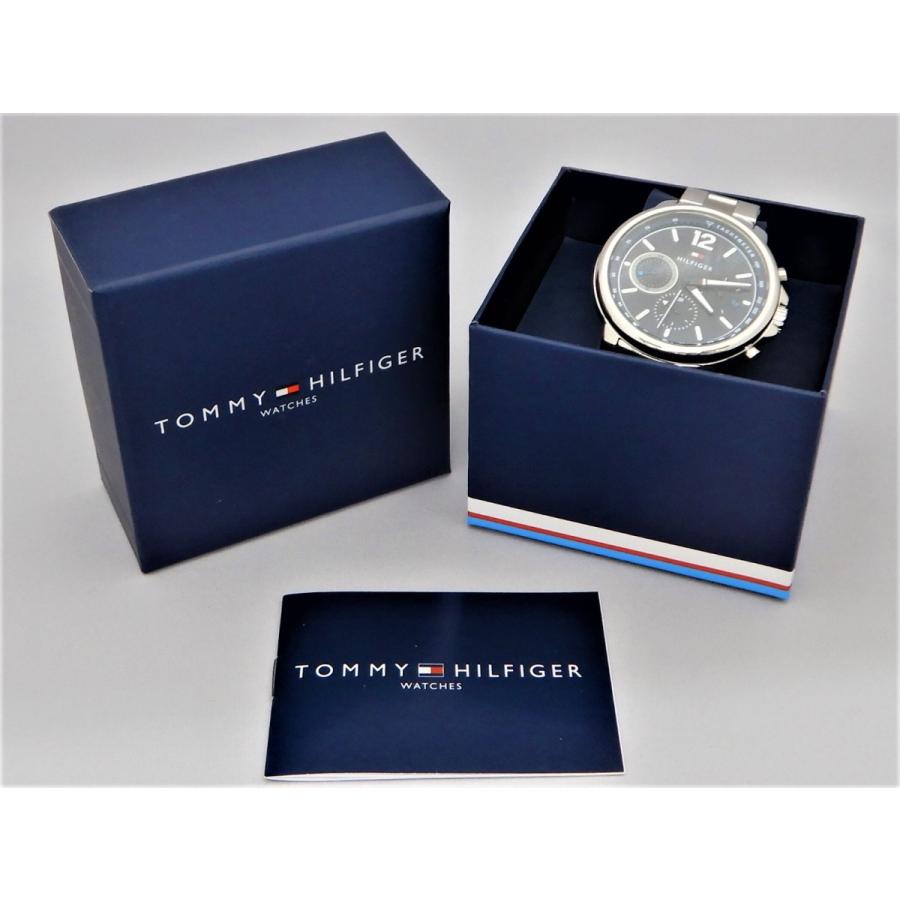  Shop Authentic Tommy Hilfiger London Chronograph Quartz Blue Dial Silver Steel Strap Watch for Men - 1791534 - Luxxuri