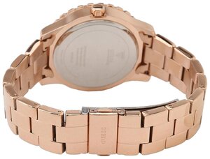  Shop Authentic Guess Dazzler Diamonds Silver Dial Rose Gold Steel Strap Watch for Women - W0335L3 - Luxxuri