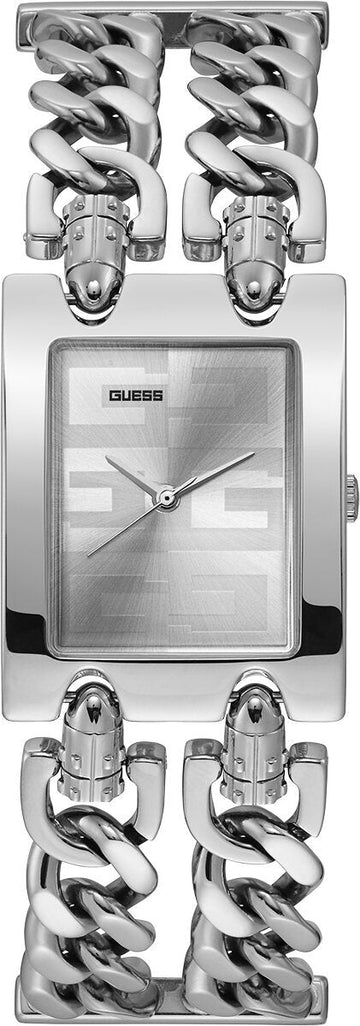  Shop Authentic Guess MOD G Diamonds Silver Dial Silver Steel Strap Watch for Women - GW0294L1 - Luxxuri